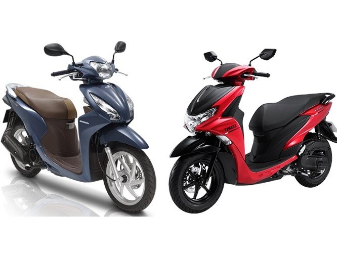 Compare Honda Vision and Yamaha FreeGo 2023 1