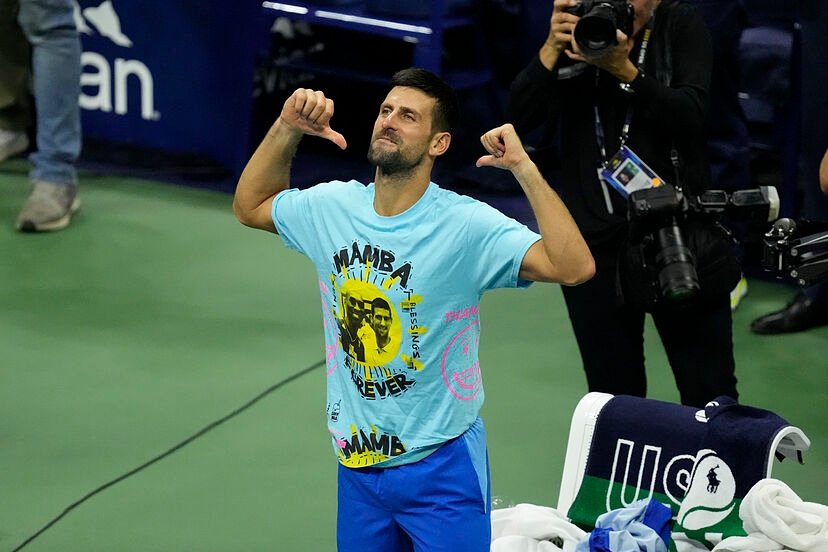 Djokovic had a nice action after winning the 2023 US Open championship 4