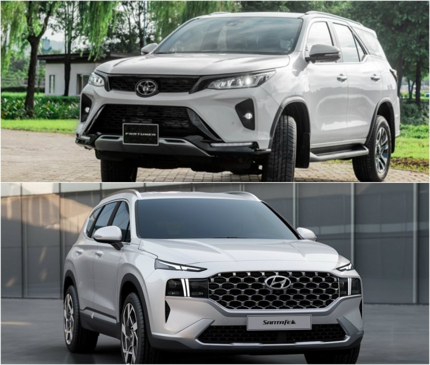 Hyundai SantaFe 2021 and Toyota Fortuner 2021: `Extremely fierce` comparison 3