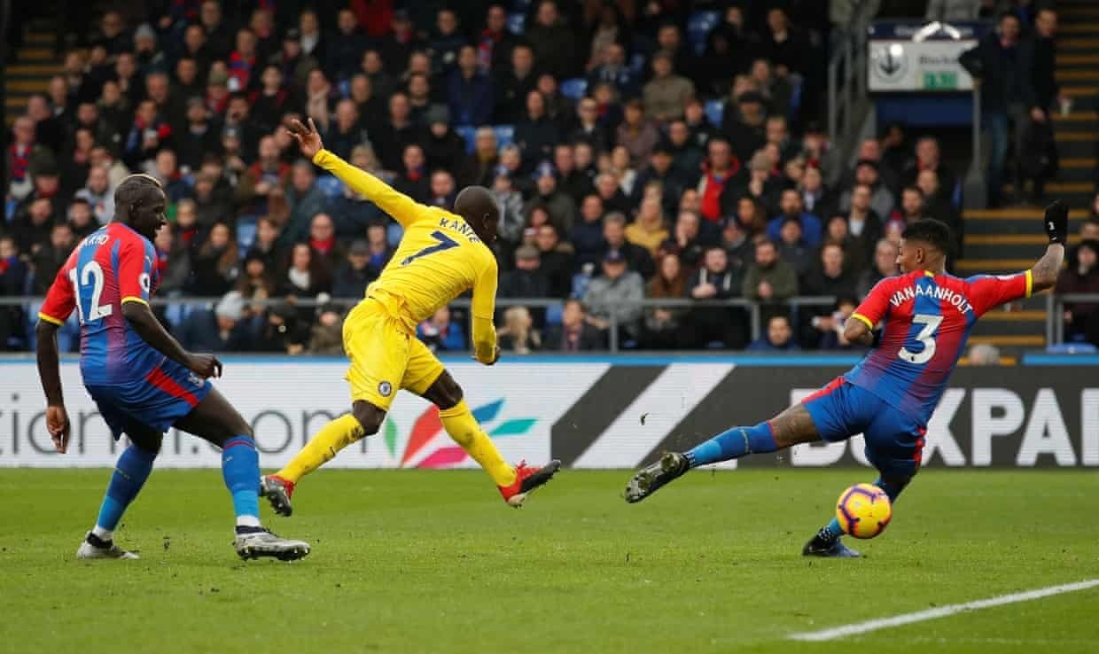 Kante scored to help Chelsea win 3 points against Palace 5